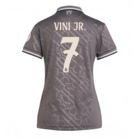 Camiseta Real Madrid Vinicius Junior #7 Tercera Equipación para mujer 2024-25 manga corta